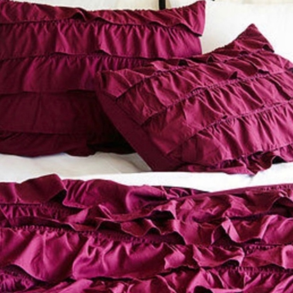 Aeropostale Purple Twin Duvet Cover Set